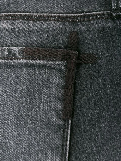 Shop Rta Cropped Denim Jeans In Black