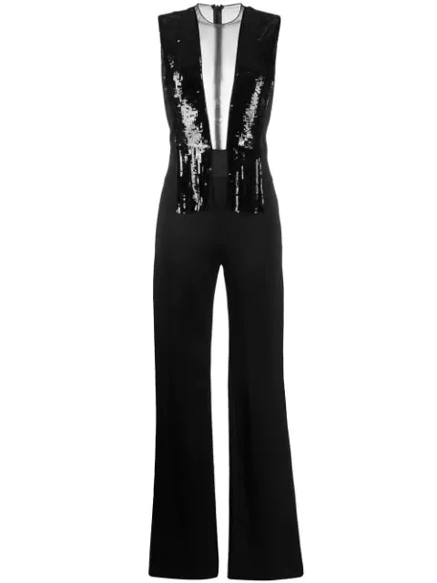 galvan sequin jumpsuit