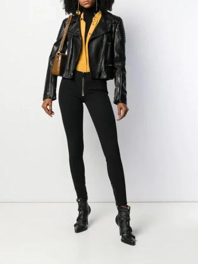 Shop Tom Ford Biker Jacket In Black