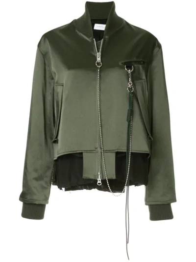 Shop Song For The Mute Long-sleeved Jacket - Green