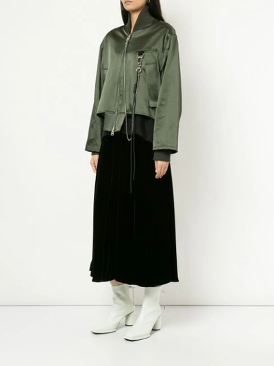 Shop Song For The Mute Long-sleeved Jacket - Green