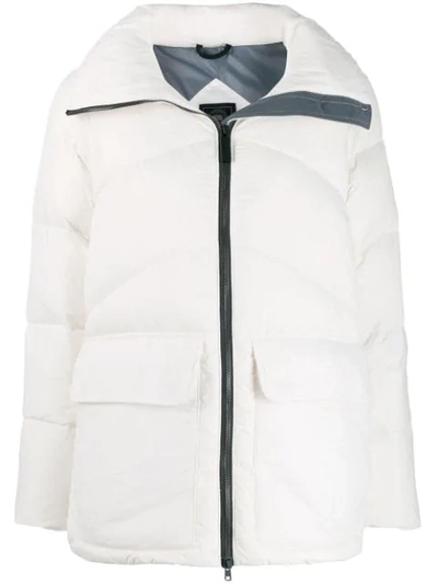 Shop Canada Goose Ockley Jacket In White