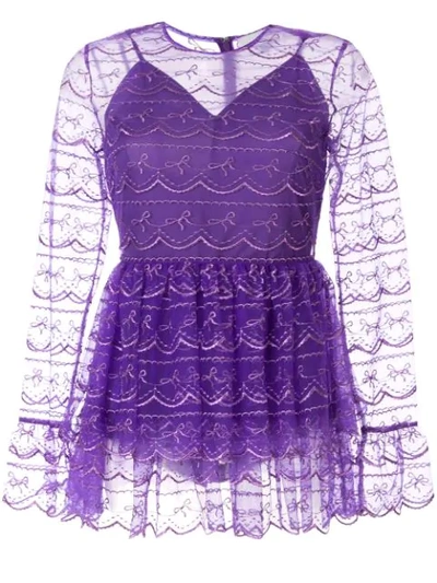 Shop Alice Mccall Satellite Of Love Playsuit In Purple