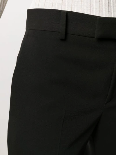 Shop Bottega Veneta Wide Leg Trousers In Black