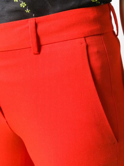Shop Alberto Biani Slim-fit Tailored Trousers In 30 Arancio