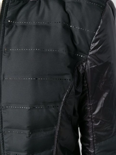 Shop Dorothee Schumacher Zipped Padded Coat In Black