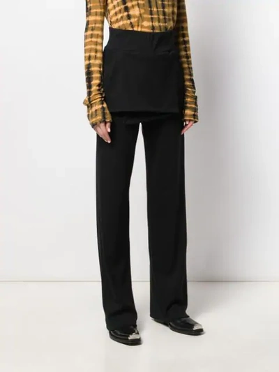 Shop Aalto High Waisted Trousers In Black