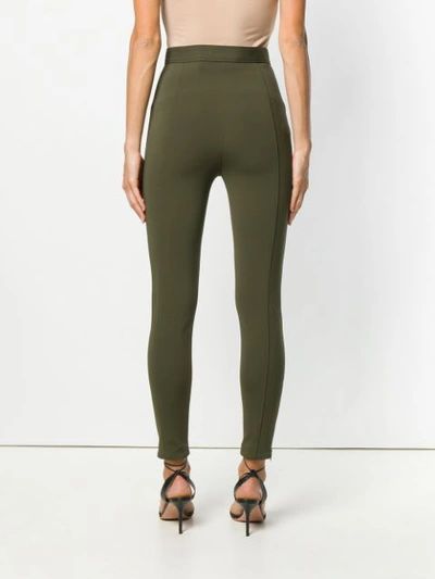 Shop Altuzarra Skinny Trousers - Green