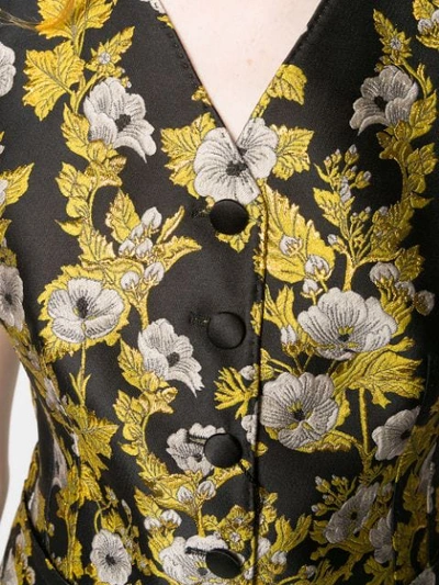 Shop Dolce & Gabbana Floral Waistcoat Jacket In S8351