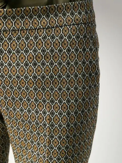 Shop Etro Printed Straight Trousers In 500
