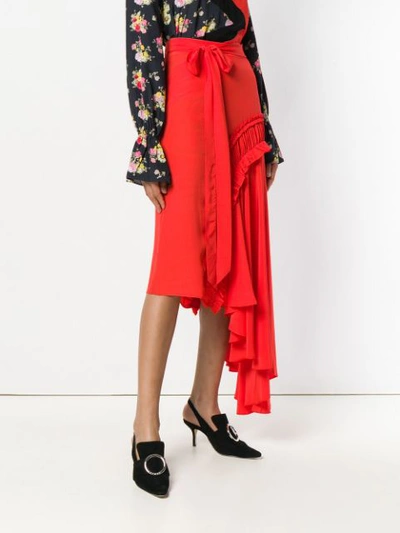 Shop Preen Line Gracia Skirt In Red