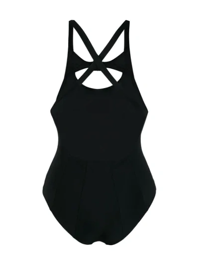Shop Alyx Buckle Strap Swimsuit In Black