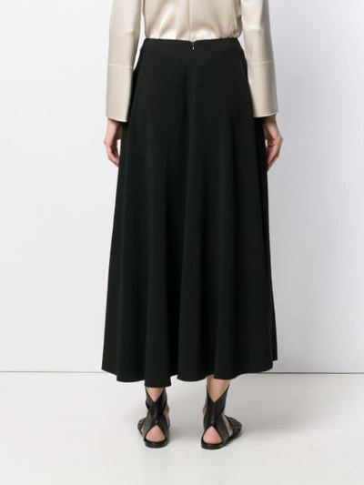 Shop The Row Full Drape Skirt In Black