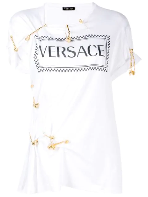 versace safety pin t shirt