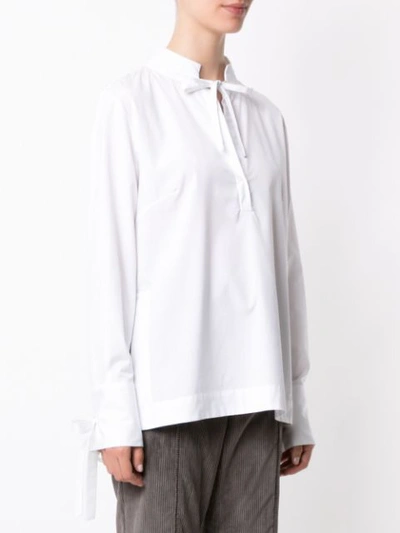 Shop Alcaçuz Clarice Shirt In White