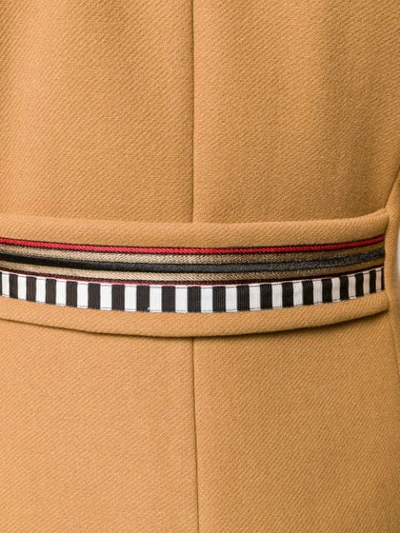 Shop Bazar Deluxe Faux Fur Collar Coat In 281 Nocciola