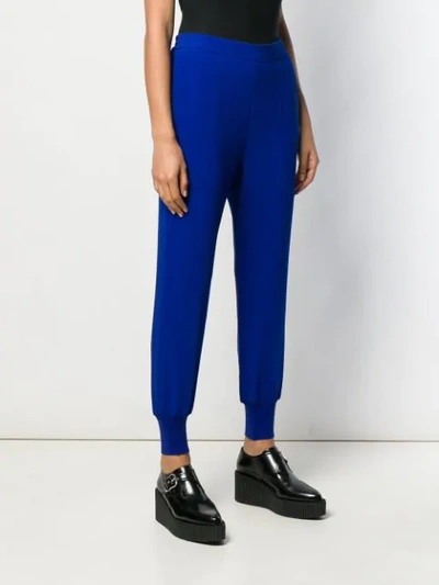 Shop Stella Mccartney Julia Loose Fit Trousers In Blue