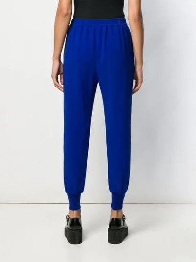 Shop Stella Mccartney Julia Loose Fit Trousers In Blue