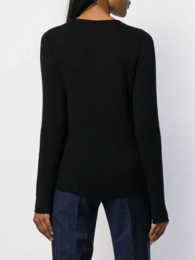 Shop Nuur Cashmere Jumper In 09 Black