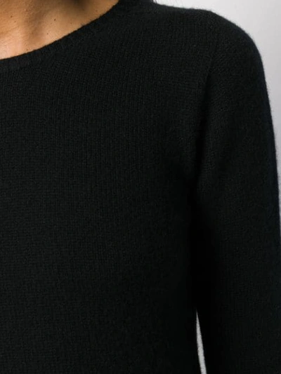 Shop Nuur Cashmere Jumper In 09 Black