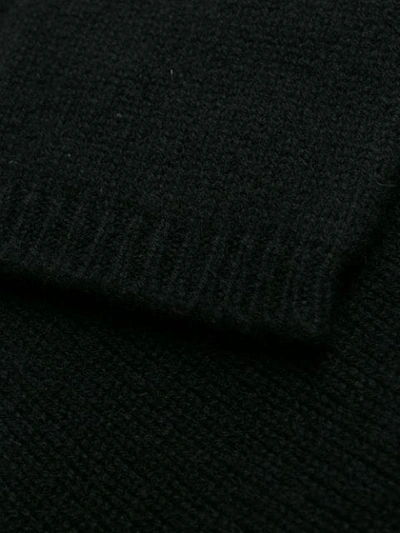 Shop Nuur Cashmere Jumper In 09 Black