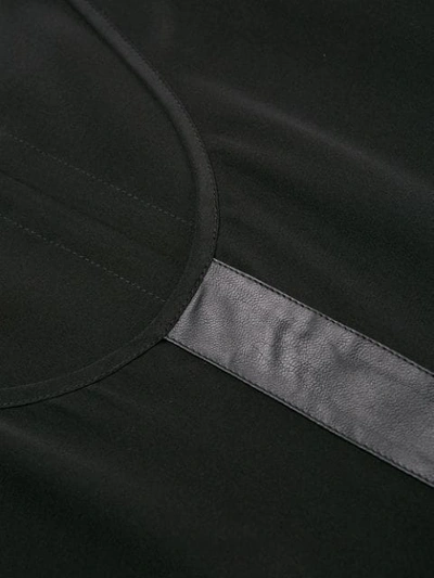 Shop John Richmond Silk Ocean Vest Top In Black