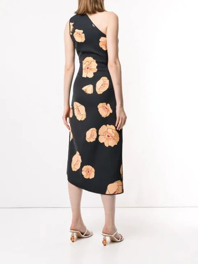 Shop Acler Crawford Dress In Large Amber Poppy