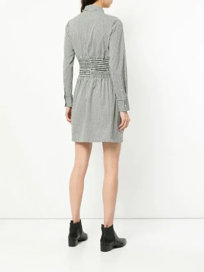 Shop 3.1 Phillip Lim / フィリップ リム Asymmetrical Gingham Shirt Dress In Black