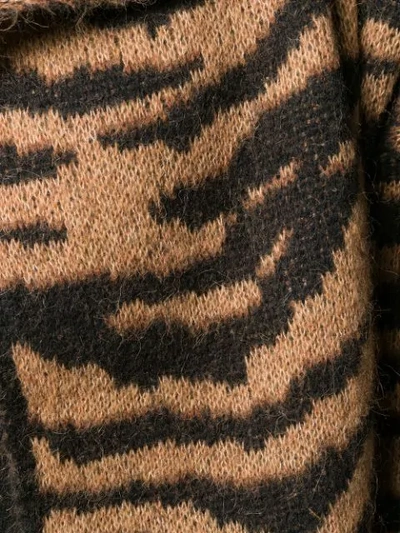 TIGER JACQUARD CARDI-COAT