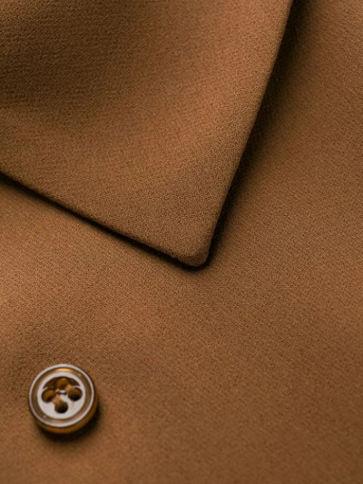 Shop Tom Ford Silk Shirt In Brown