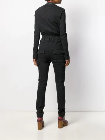 Shop Rick Owens Workwear Jumpsuit In Black