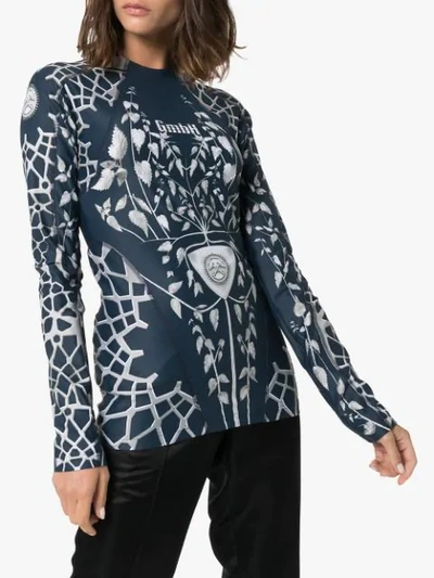 Shop Gmbh Graphic Print Top In Blue