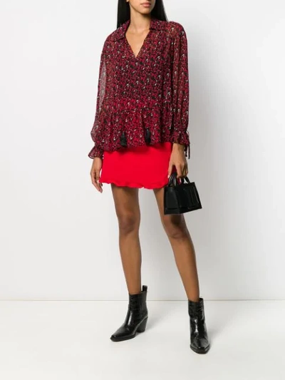 Shop Michael Kors Gypsy Blouse In Red