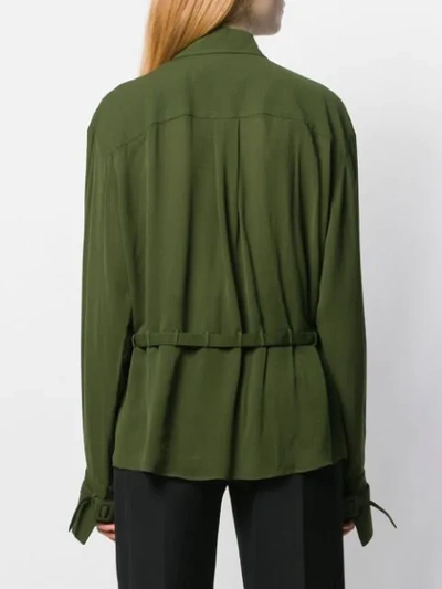 Shop Jacquemus Enna Shirt In Green