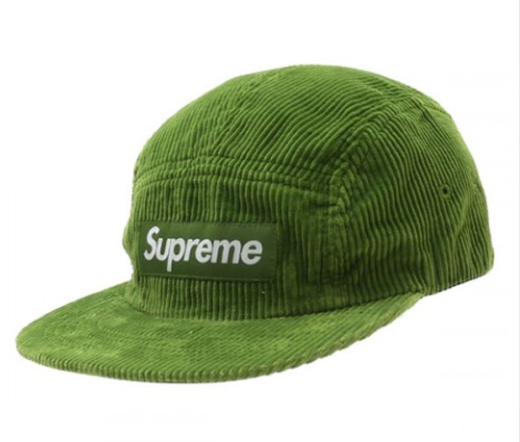 supreme corduroy camp cap