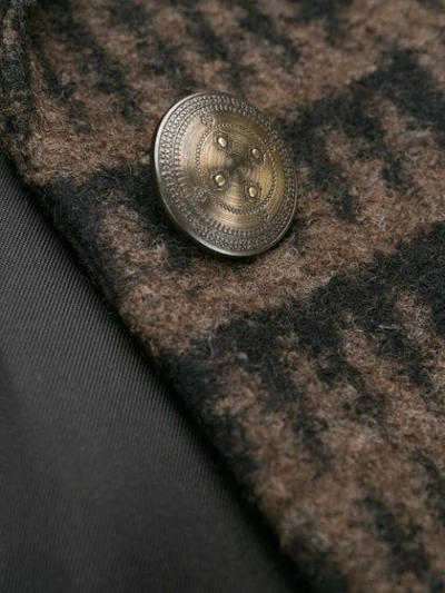 Shop Etro Sleeveless Button Up Coat In Black