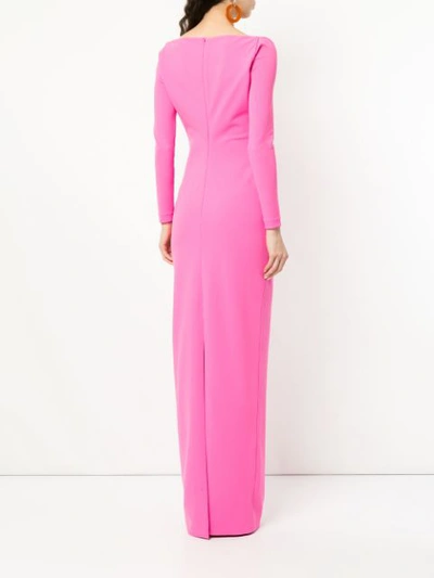 Shop Solace London Square Neck Maxi Dress - Pink