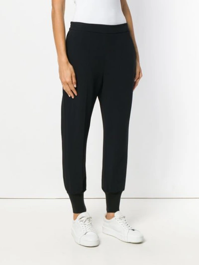 Shop Stella Mccartney Tapered Sweatpants - Black
