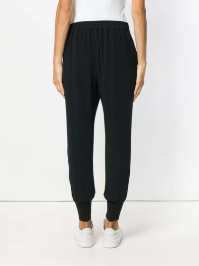 Shop Stella Mccartney Tapered Sweatpants - Black