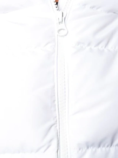 Shop Bacon Quilted Puffer Jacket In White 1