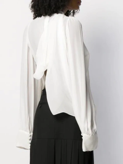 Shop Vera Wang Loose Fit Blouse In White