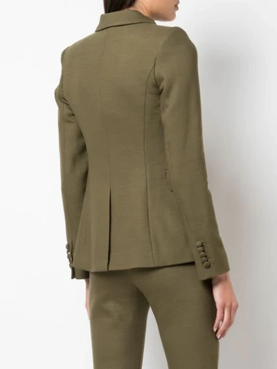 Shop Adam Lippes Fitted Blazer In Green