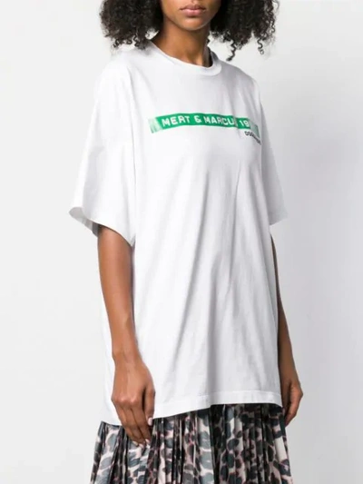 Shop Dsquared2 X Mert And Marcus Logo Printed T In White