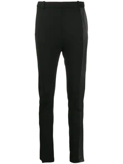 Shop Ilaria Nistri Slim Fit Trousers In Black
