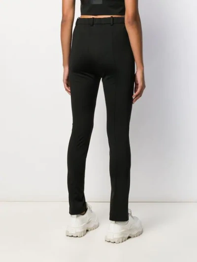 Shop Ilaria Nistri Slim Fit Trousers In Black