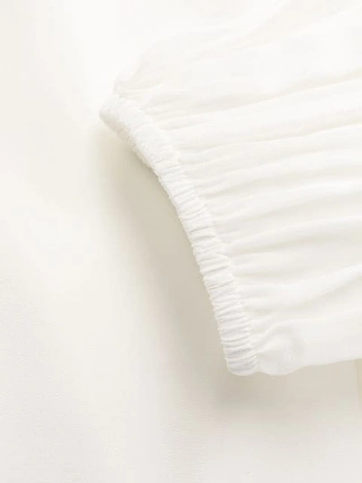 Shop Chloé Tied Neck Blouse In White