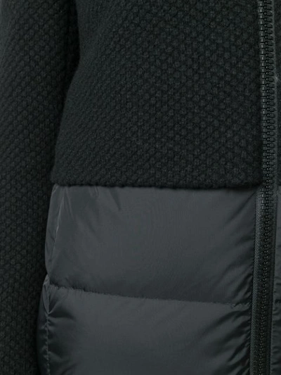Shop Herno Hybrid Padded Jacket - Black