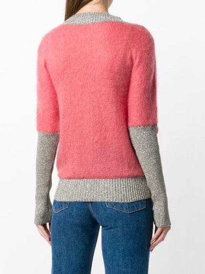 lurex trim sweater