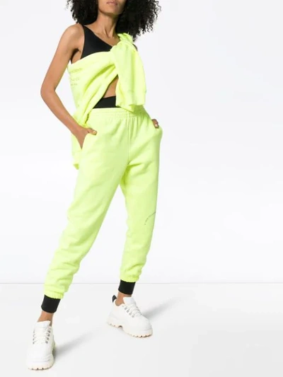 Shop Martine Rose Fluorescent Track Pants In Fluoro Yellow