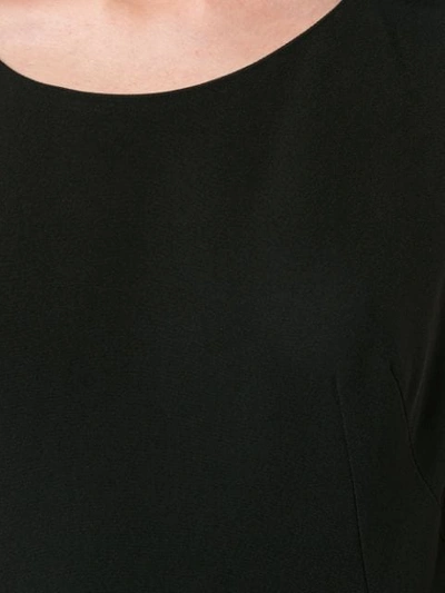 Shop Dolce & Gabbana Fishtail Sleeveless Dress In Black